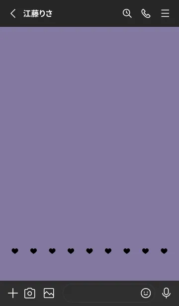 [LINE着せ替え] ねことハート(くすみ3-07)の画像2