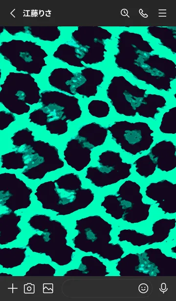 [LINE着せ替え] カラー レオパード 136の画像2