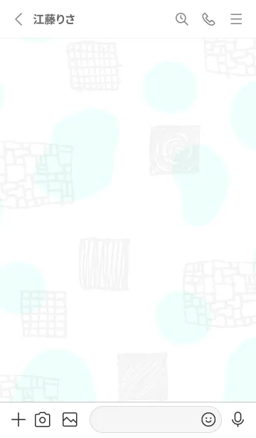 [LINE着せ替え] おしゃれ グレー四角10の画像2