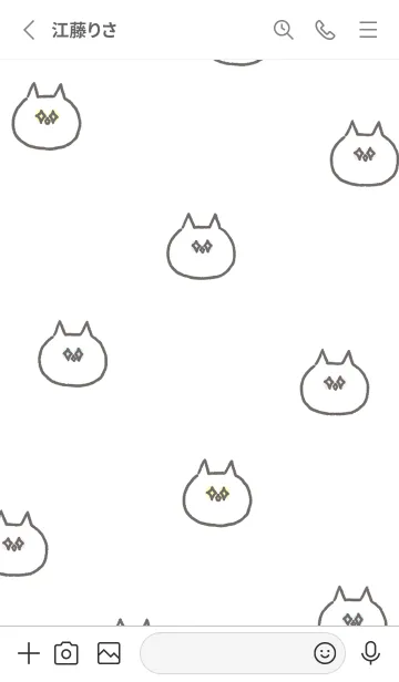 [LINE着せ替え] レッツゴー！ねこねこ 5の画像2