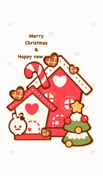 [LINE着せ替え] Little gingerbread house 5の画像1