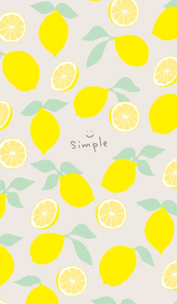 [LINE着せ替え] オシャレ レモン7の画像1