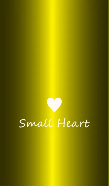 [LINE着せ替え] Small Heart *GlossyYellow 7*の画像1