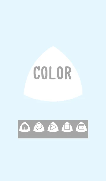 [LINE着せ替え] blue color L19の画像1