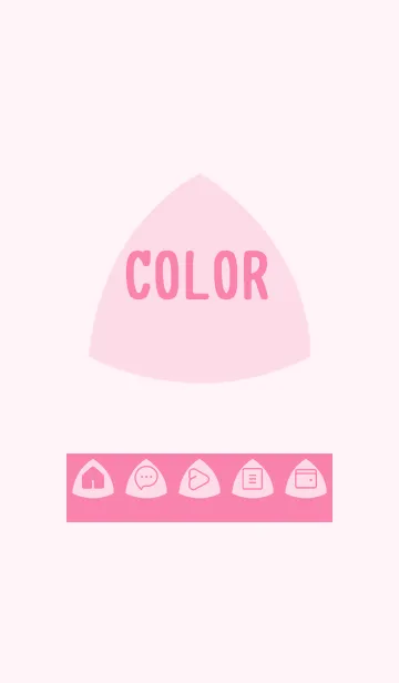 [LINE着せ替え] pink color L16の画像1