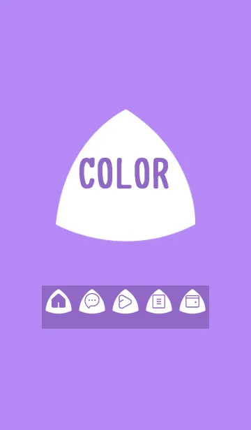 [LINE着せ替え] purple color L16の画像1