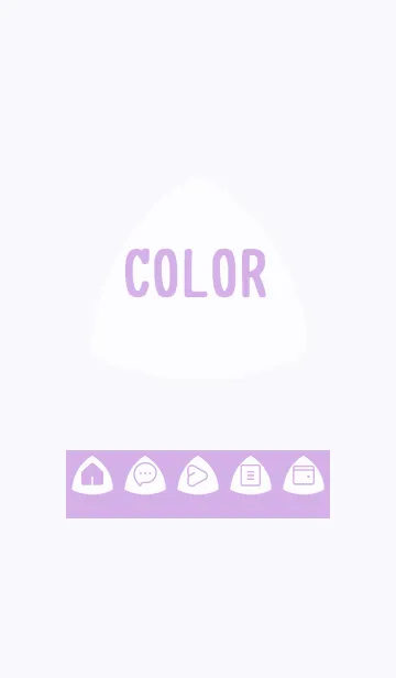 [LINE着せ替え] purple color L17の画像1