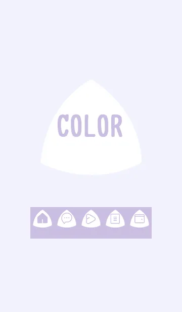 [LINE着せ替え] purple color L19の画像1