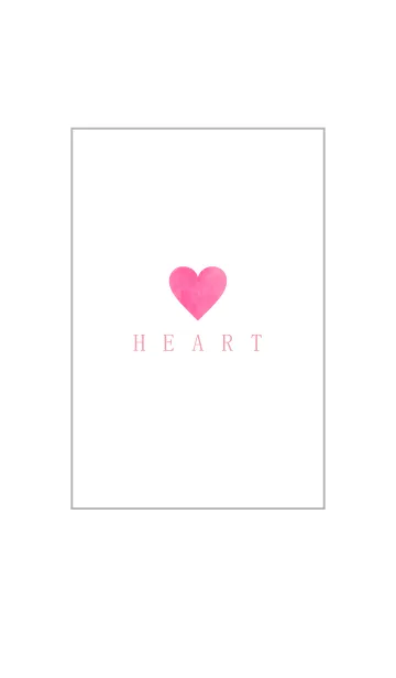 [LINE着せ替え] watercolor pink-HEART 5の画像1