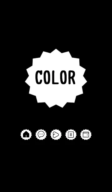 [LINE着せ替え] bw color M20の画像1