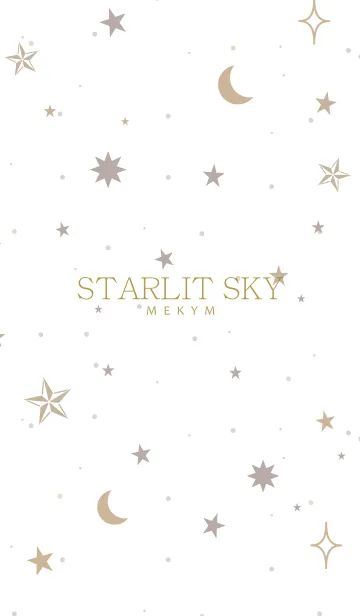 [LINE着せ替え] SIMPLE STARLIT SKY.MEKYM 3の画像1