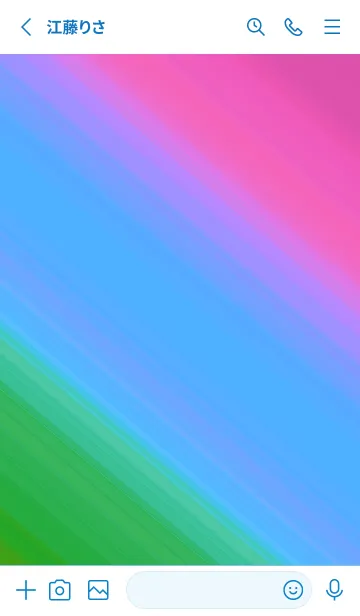 [LINE着せ替え] グラデーション ミニ スター 187の画像2