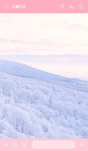 [LINE着せ替え] 白銀の世界 19の画像2