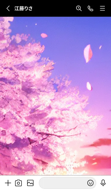 [LINE着せ替え] 桜の花咲く頃#BX06。の画像2