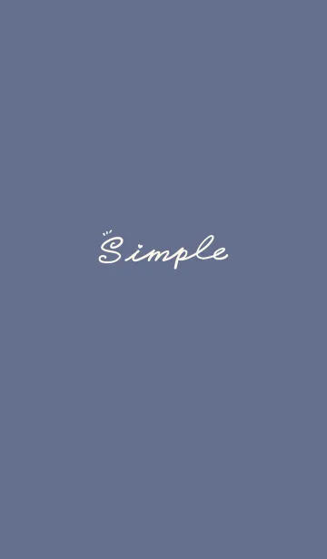 [LINE着せ替え] Simple Color J-Blue (Be5)の画像1