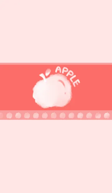 [LINE着せ替え] Smudge Apple J-Watermelon Red (Re1)の画像1