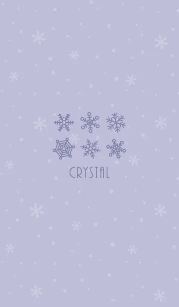 [LINE着せ替え] 結晶18<パープル>の画像1