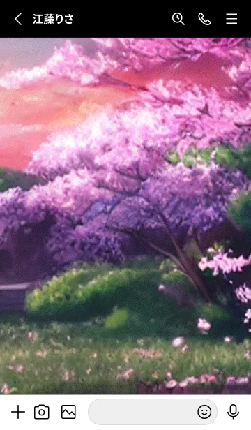 [LINE着せ替え] 桜の花咲く頃#BX09。の画像2