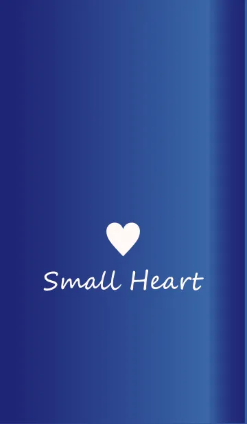 [LINE着せ替え] Small Heart *GlossyBlue 23*の画像1