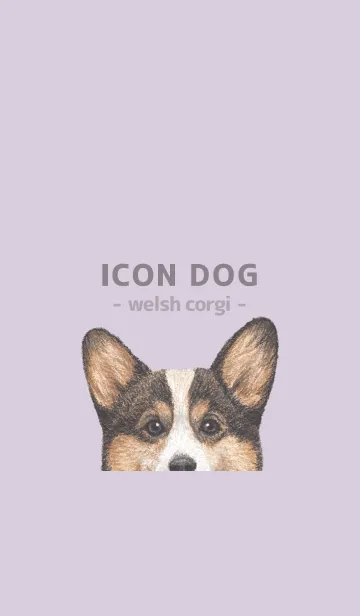 [LINE着せ替え] ICON DOG - コーギー 01 - PASTEL PL/06の画像1