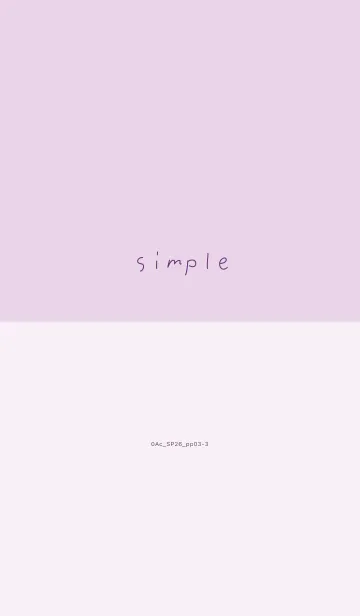 [LINE着せ替え] 0Ac_26_パープル3-3の画像1