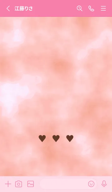 [LINE着せ替え] ♥♥♥65の画像2