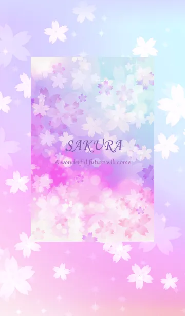 [LINE着せ替え] 優しい幸せを運ぶ軽やかなさくらの花・5の画像1