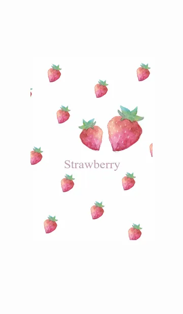 [LINE着せ替え] 大好きかわいいいちご♪10の画像1