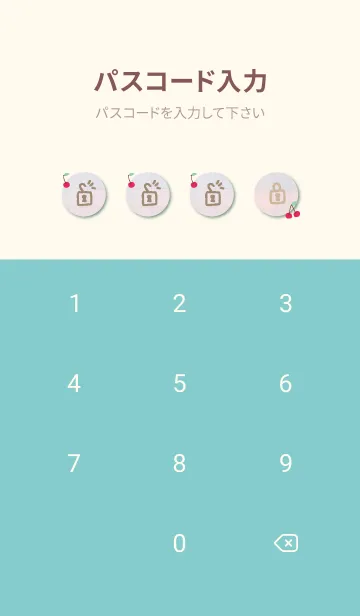 [LINE着せ替え] チェック柄 さくらんぼ20の画像4