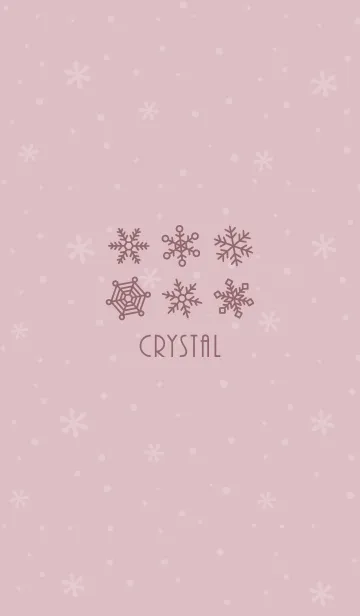 [LINE着せ替え] 結晶18<ピンク>の画像1