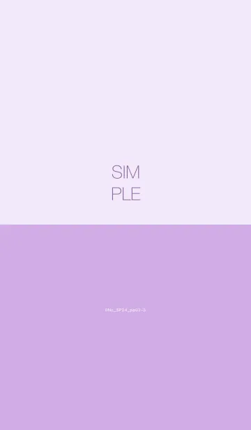 [LINE着せ替え] 0Nc_24_パープル2-3の画像1