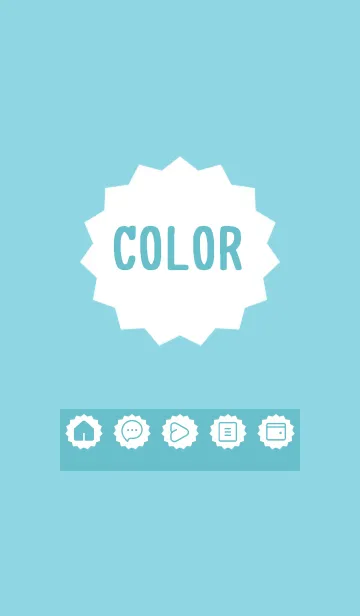 [LINE着せ替え] green color M36の画像1