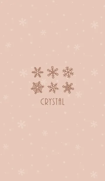 [LINE着せ替え] 結晶18<オレンジ>の画像1