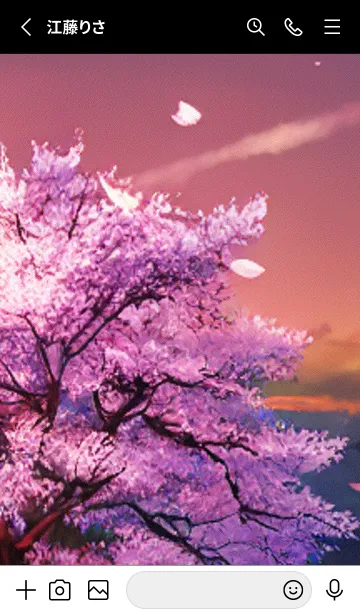 [LINE着せ替え] 桜の花咲く頃#BX027。の画像2