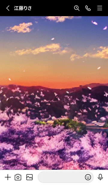 [LINE着せ替え] 桜の花咲く頃#BX025。の画像2