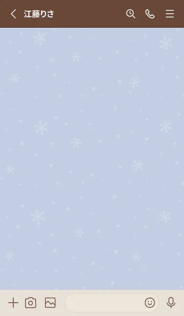 [LINE着せ替え] 結晶18<ブルー>の画像2