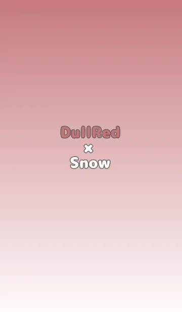 [LINE着せ替え] くすみレッド★雪色.TKCの画像1