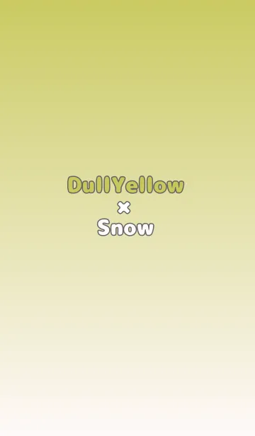 [LINE着せ替え] くすみイエロー★雪色.TKCの画像1