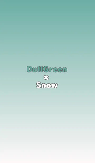 [LINE着せ替え] くすみグリーン★雪色.TKCの画像1