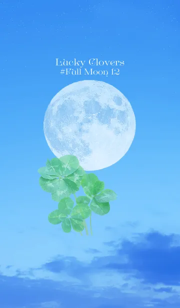 [LINE着せ替え] Lucky Clovers #Full Moon 12の画像1