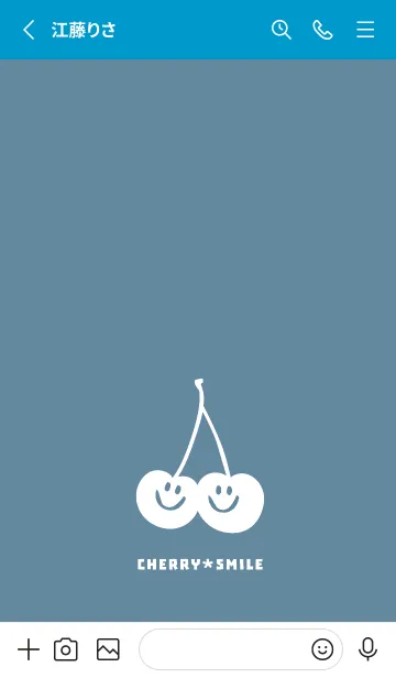[LINE着せ替え] チェリー スマイル 166の画像2