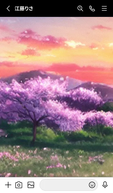 [LINE着せ替え] 桜の花咲く頃#BX020。の画像2