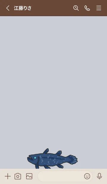 [LINE着せ替え] シーラカンスの画像2