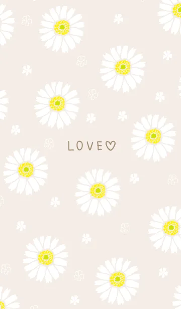 [LINE着せ替え] 白いガーベラ20の画像1