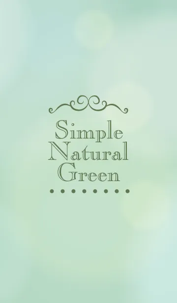 Natural Green-MEKYM 14の着せ替えメイン画像