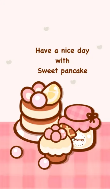 [LINE着せ替え] Cute pancake 4 :)の画像1