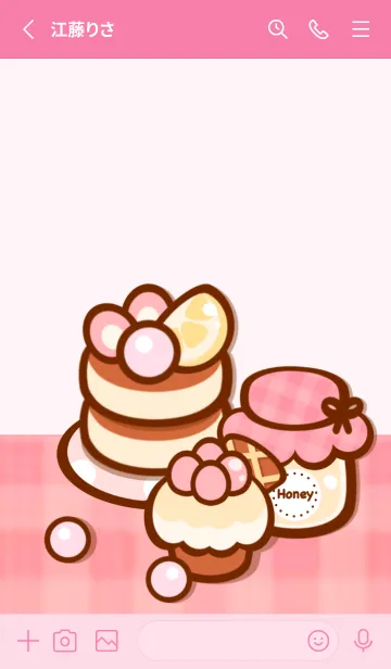[LINE着せ替え] Cute pancake 4 :)の画像2