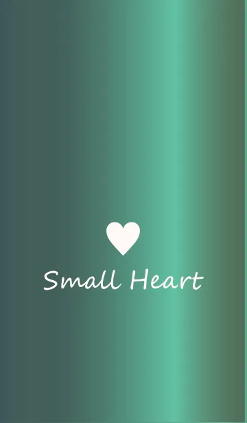[LINE着せ替え] Small Heart *GlossyGreen 18*の画像1