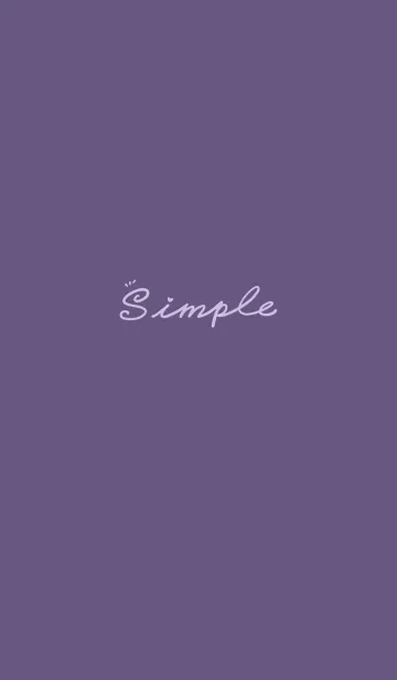 [LINE着せ替え] Simple Color J-Purple (Pu4)の画像1