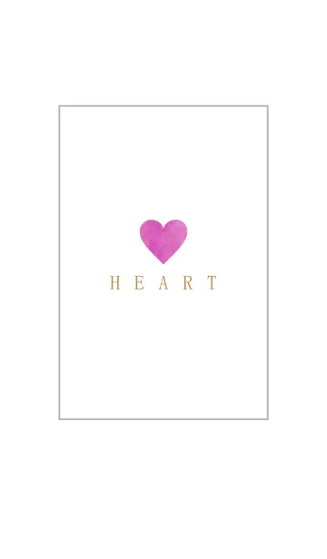 watercolor purple pink-HEART 7の着せ替えメイン画像